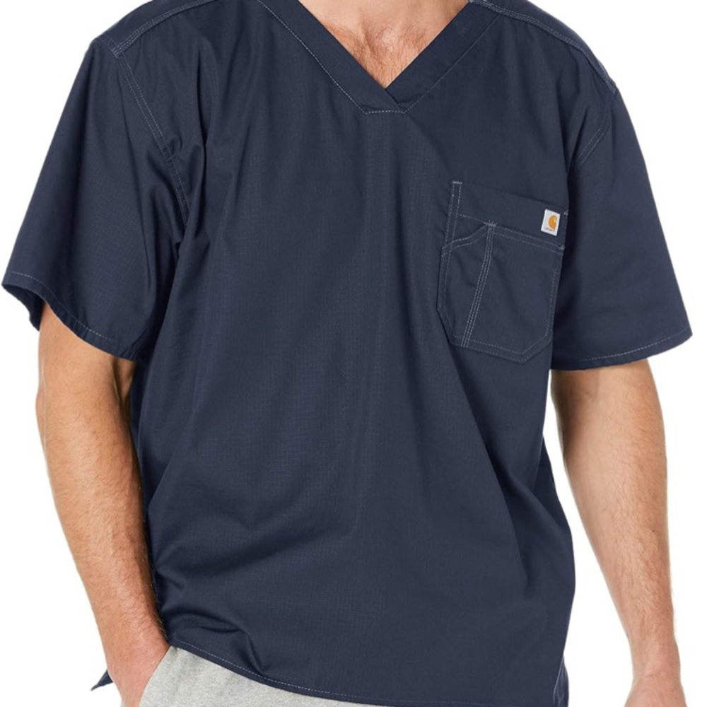 Carhartt Men's Dark Blue Short Sleeve Tee